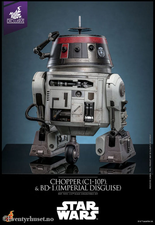Star Wars Action Figure Set 1/6 Chopper (C1-10P™) & BD-1™ (Imperial Disguise) 18 cm & 8 cm Toys