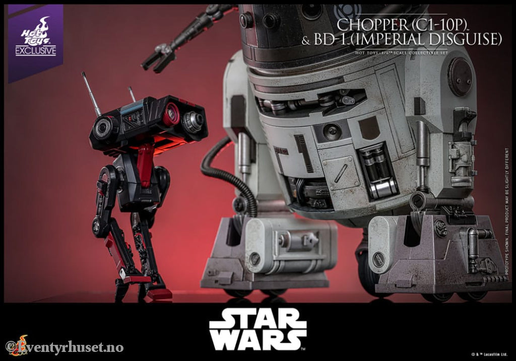 Star Wars Action Figure Set 1/6 Chopper (C1-10P™) & BD-1™ (Imperial Disguise) 18 cm & 8 cm Toys