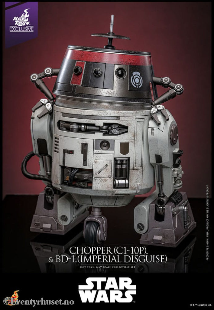 Star Wars Action Figure Set 1/6 Chopper (C1-10P™) & BD-1™ (Imperial Disguise) 18 cm & 8 cm Toys