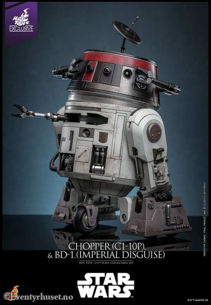 Star Wars Action Figure Set 1/6 Chopper (C1-10P™) & BD-1™ (Imperial Disguise) 18 cm & 8 cm Toys