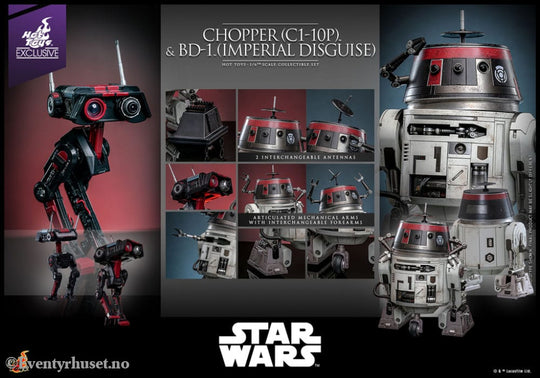 Star Wars Action Figure Set 1/6 Chopper (C1-10P™) & BD-1™ (Imperial Disguise) 18 cm & 8 cm Toys