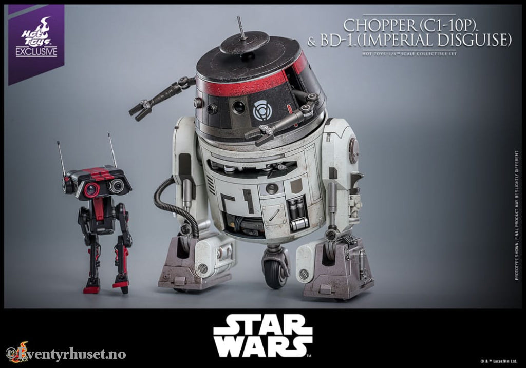 Star Wars Action Figure Set 1/6 Chopper (C1-10P™) & BD-1™ (Imperial Disguise) 18 cm & 8 cm Toys