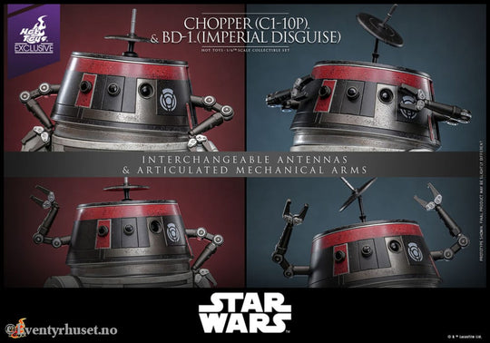 Star Wars Action Figure Set 1/6 Chopper (C1-10P™) & BD-1™ (Imperial Disguise) 18 cm & 8 cm Toys