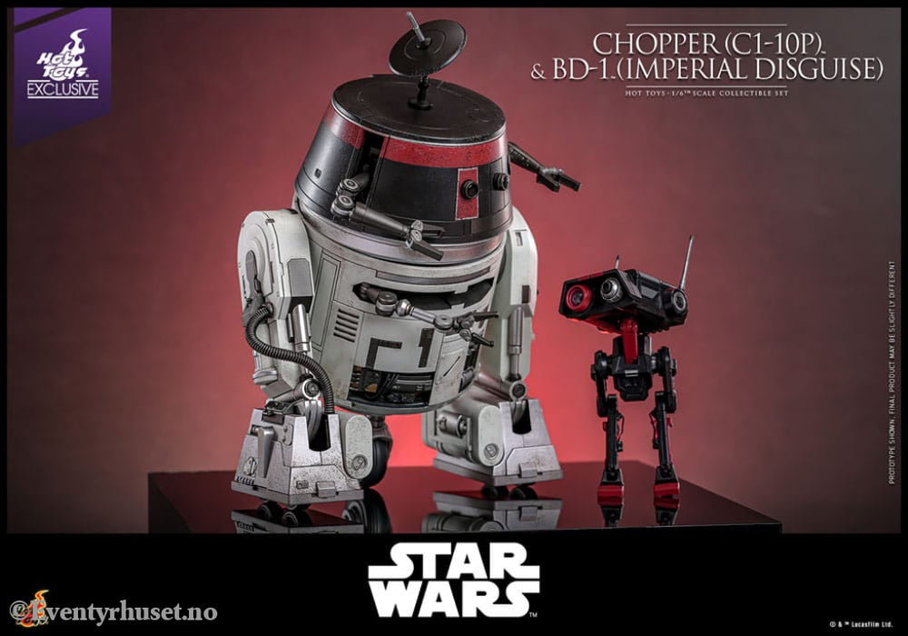 Star Wars Action Figure Set 1/6 Chopper (C1-10P™) & BD-1™ (Imperial Disguise) 18 cm & 8 cm Toys