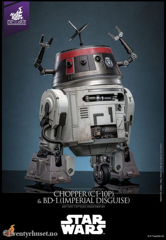 Star Wars Action Figure Set 1/6 Chopper (C1-10P™) & BD-1™ (Imperial Disguise) 18 cm & 8 cm Toys