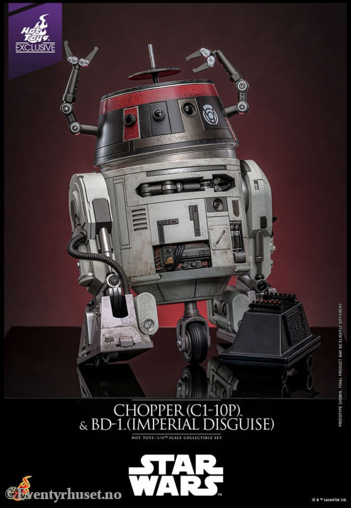 Star Wars Action Figure Set 1/6 Chopper (C1-10P™) & BD-1™ (Imperial Disguise) 18 cm & 8 cm Toys