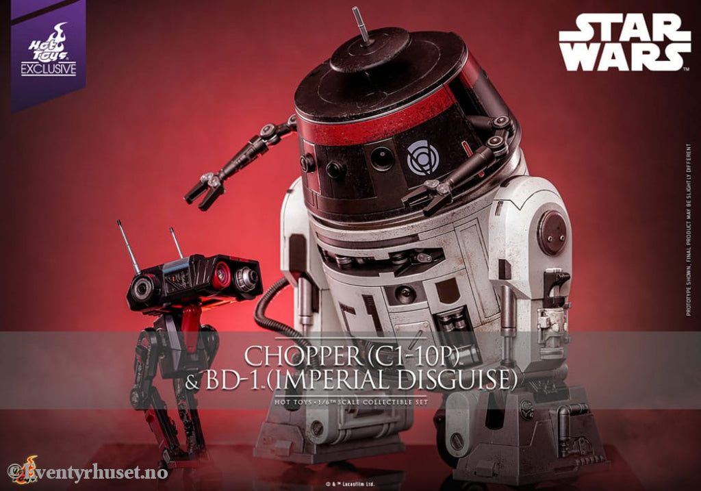 Star Wars Action Figure Set 1/6 Chopper (C1-10P™) & BD-1™ (Imperial Disguise) 18 cm & 8 cm Toys
