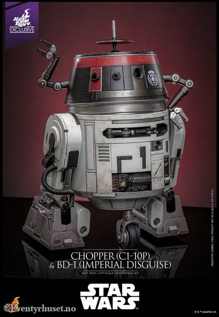 Star Wars Action Figure Set 1/6 Chopper (C1-10P™) & BD-1™ (Imperial Disguise) 18 cm & 8 cm Toys