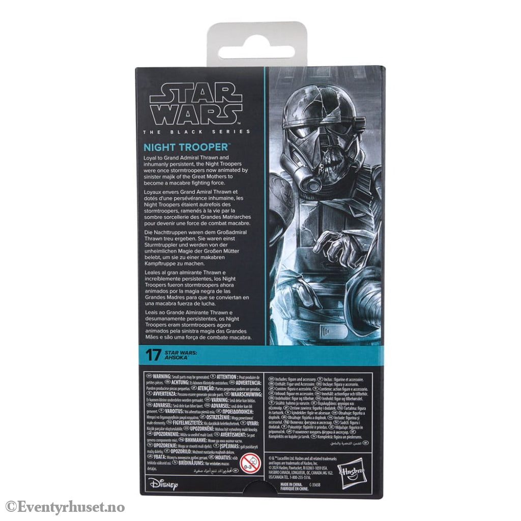 Star Wars: Ahsoka Black Series Action Figure Night Trooper 15 cm Toys