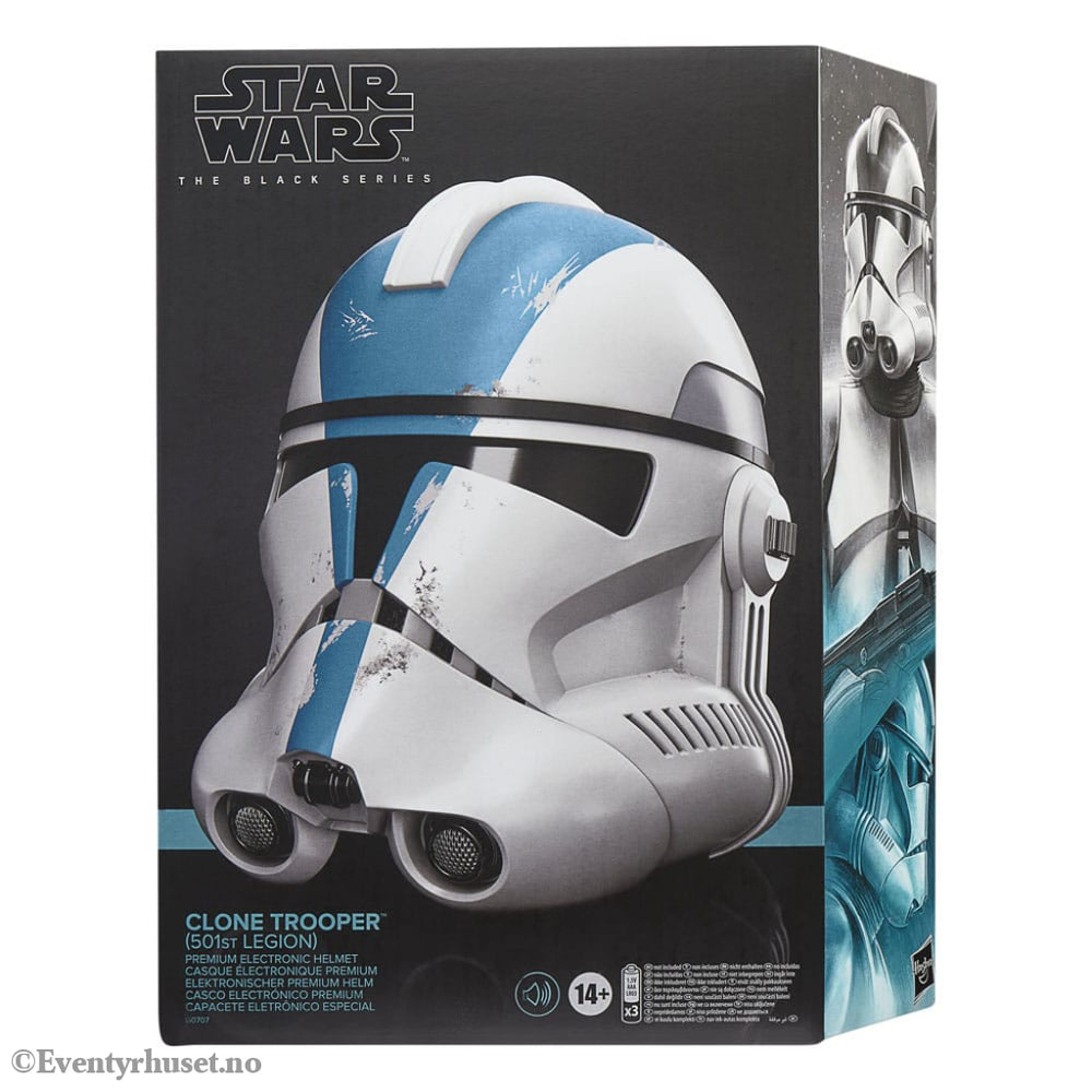 Star Wars: Ahsoka Black Series Electronic Helmet Clone Trooper (501st Legion) Toys