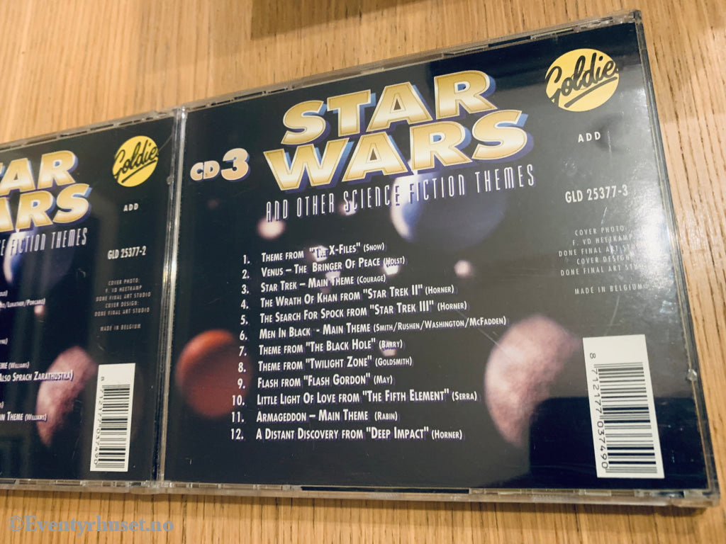 Star Wars And Other Science Fiction Themes (Soundtrack). 3 X Cd. Cd