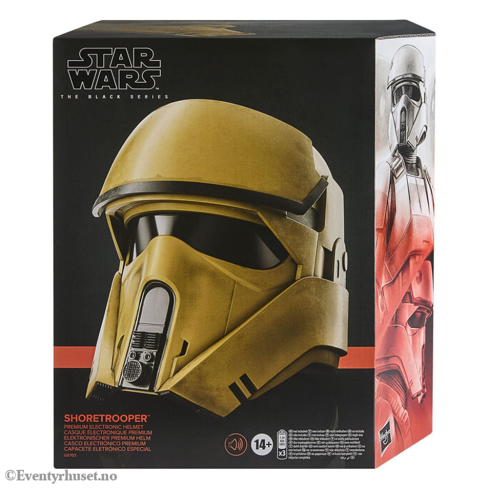 Star Wars: Andor Black Series Electronic Helmet Shoretrooper Toys