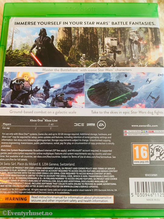 Star Wars Battlefront. Xbox One.