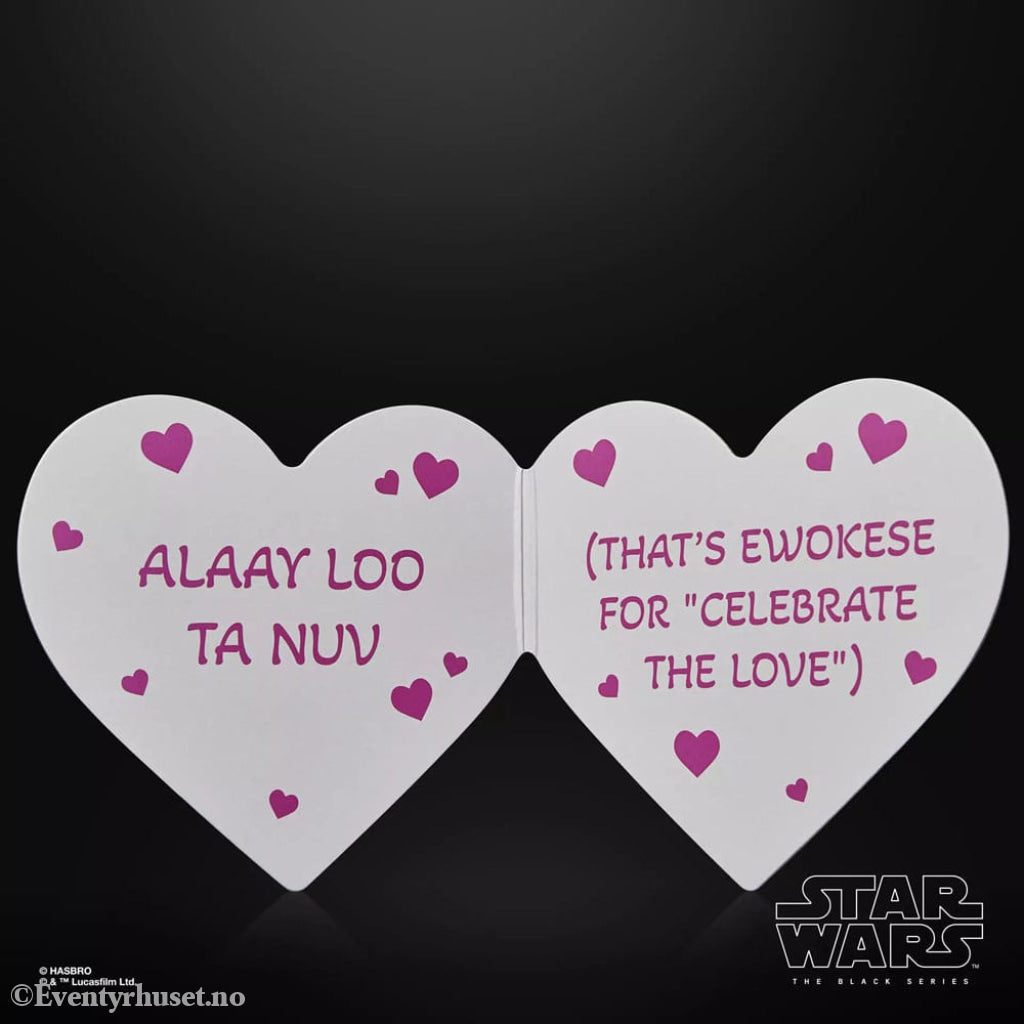 Star Wars Black Series Action Figure Ewok (Valentine’s Day Edition) 15 cm Toys