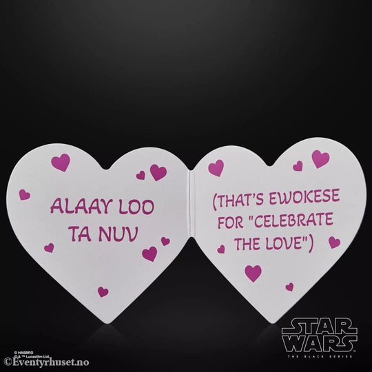 Star Wars Black Series Action Figure Ewok (Valentine’s Day Edition) 15 cm Toys