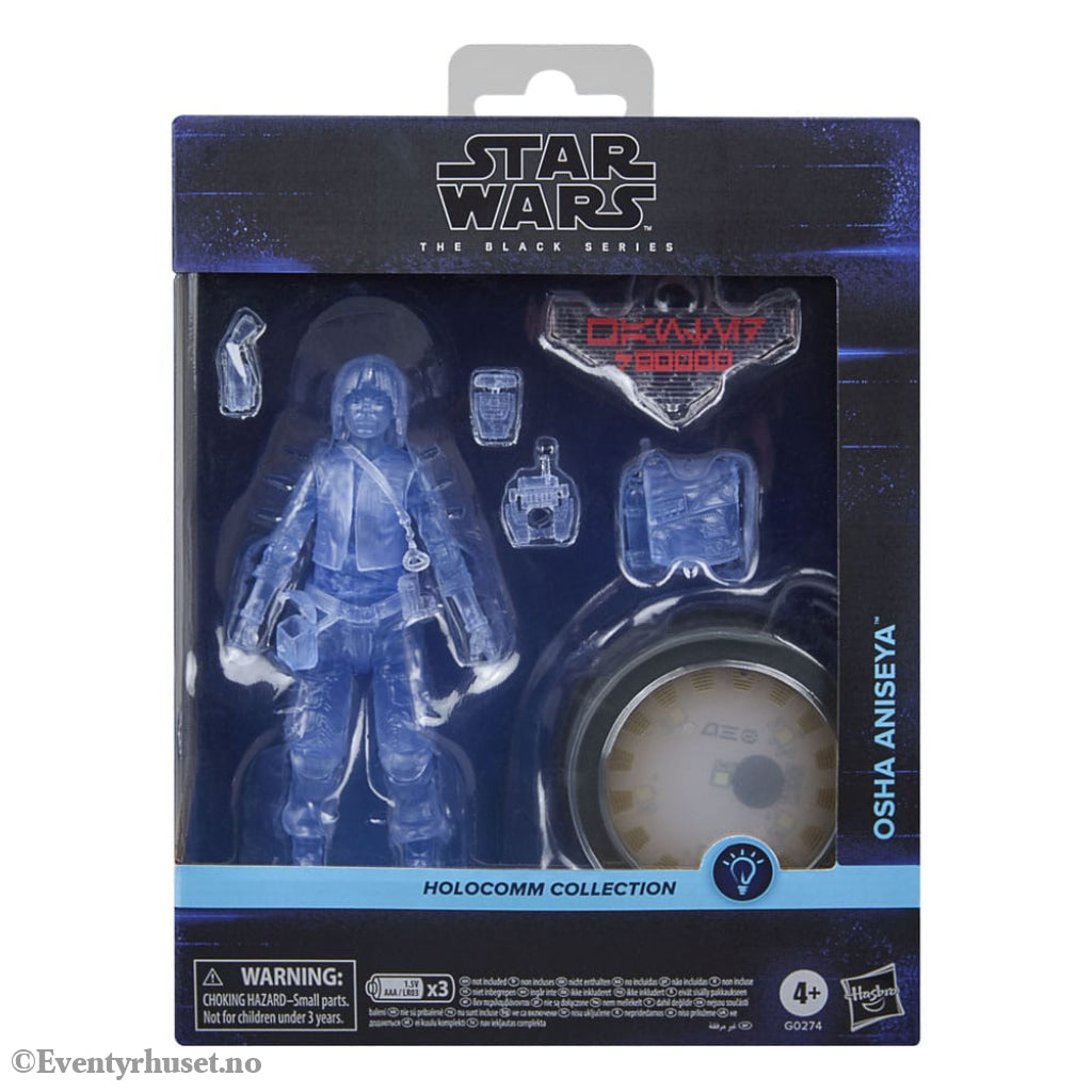 Star Wars Black Series Holocomm Collection Action Figure Osha Aniseya 15 cm Toys