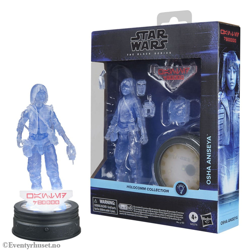 Star Wars Black Series Holocomm Collection Action Figure Osha Aniseya 15 cm Toys