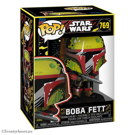 Star Wars: Book of Boba Fett POP! TV Vinyl Figure Boba Fett(Retro) 9 cm Collectibles