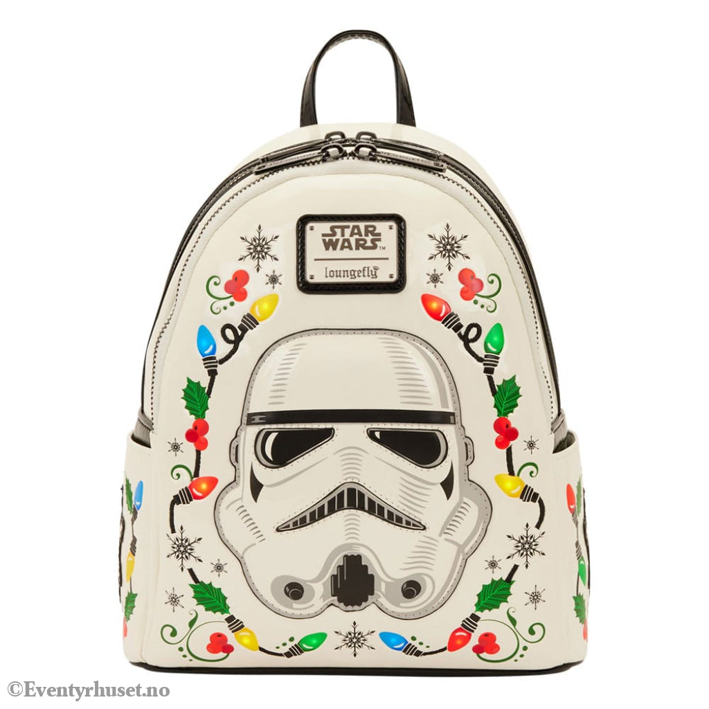 Star Wars by Loungefly Mini Backpack Stormtrooper Holiday Fashion & Accessories
