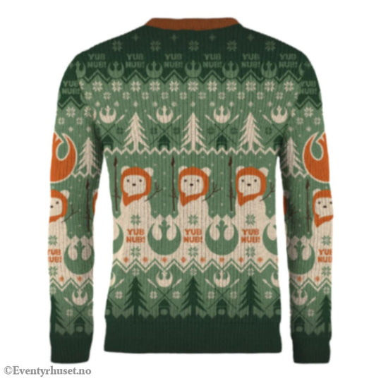 Star Wars Christmas Sweater Ewok’n around the Christmas Tree Size M Fashion & Accessories
