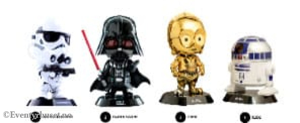 Star Wars Cosbaby Mini Figures Hello Kitty and Friends 8 cm Display (4) Collectibles
