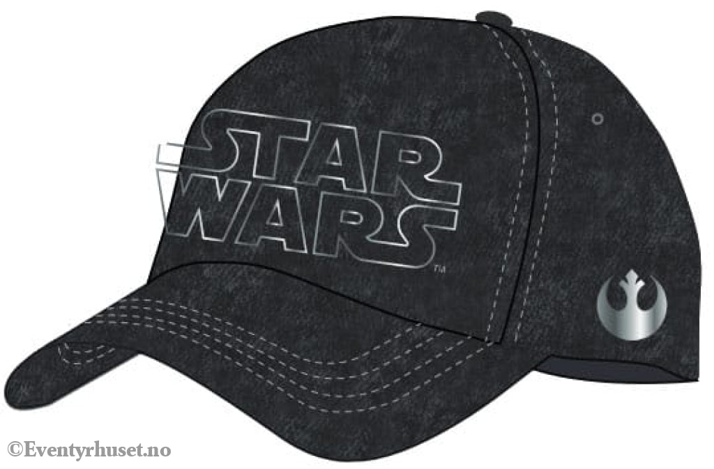 Star Wars Curved Bill Cap Silver Logo Fashion & Accessories