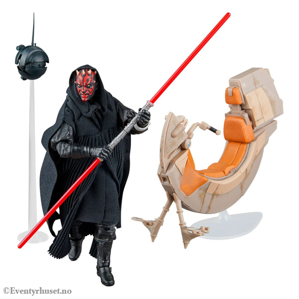 Star Wars Episode I Black Series Vehicle with Action Figure Darth Maul & Sith Speeder 25th Anniversary Toys