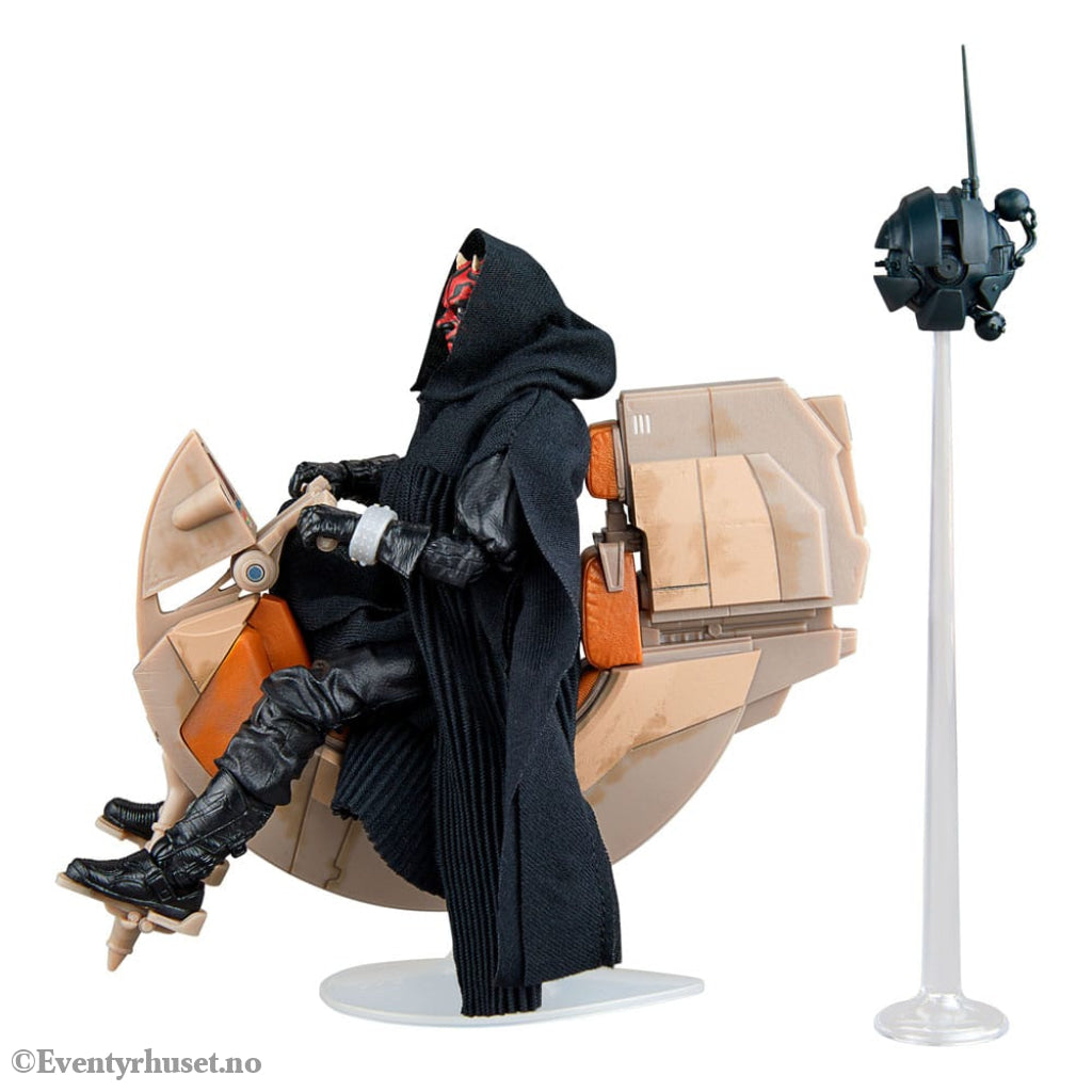 Star Wars Episode I Black Series Vehicle with Action Figure Darth Maul & Sith Speeder 25th Anniversary Toys