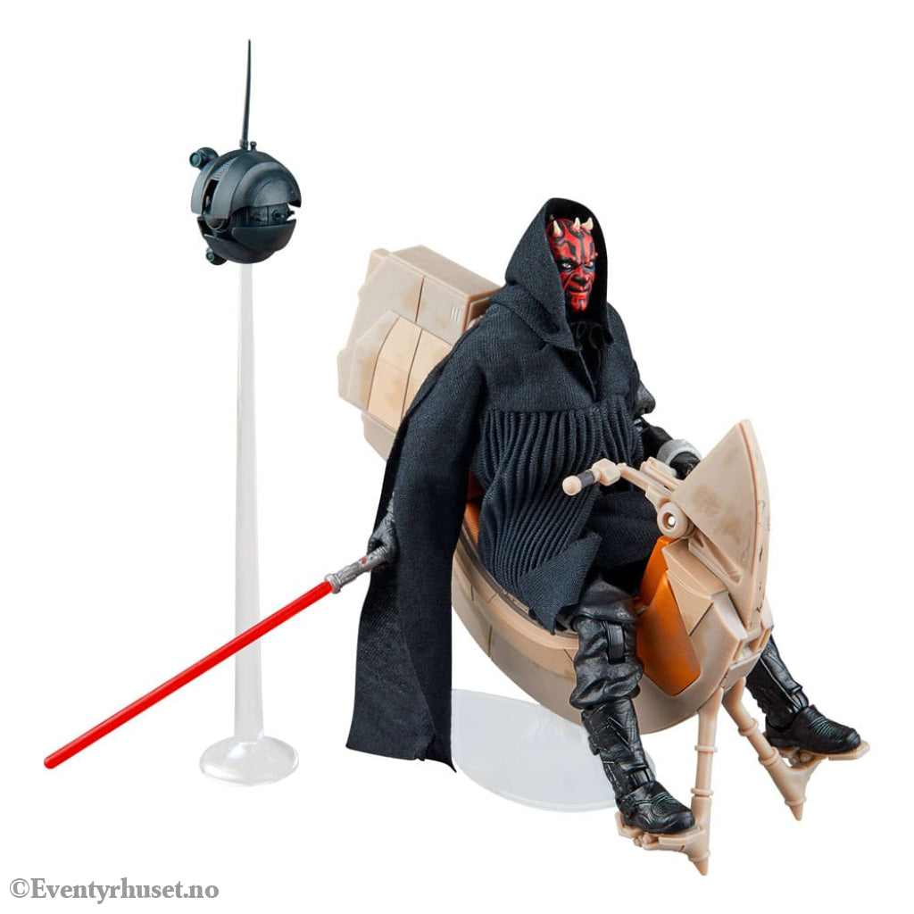 Star Wars Episode I Black Series Vehicle with Action Figure Darth Maul & Sith Speeder 25th Anniversary Toys
