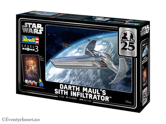 Star Wars Episode I Model Kit Gift Set 1/120 Darth Maul’s Sith Infiltrator 22 cm Toys