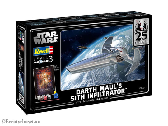 Star Wars Episode I Model Kit Gift Set 1/120 Darth Maul’s Sith Infiltrator 22 cm Toys