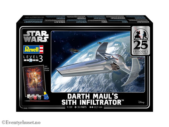 Star Wars Episode I Model Kit Gift Set 1/120 Darth Maul’s Sith Infiltrator 22 cm Toys