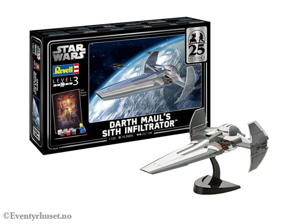 Star Wars Episode I Model Kit Gift Set 1/120 Darth Maul’s Sith Infiltrator 22 cm Toys