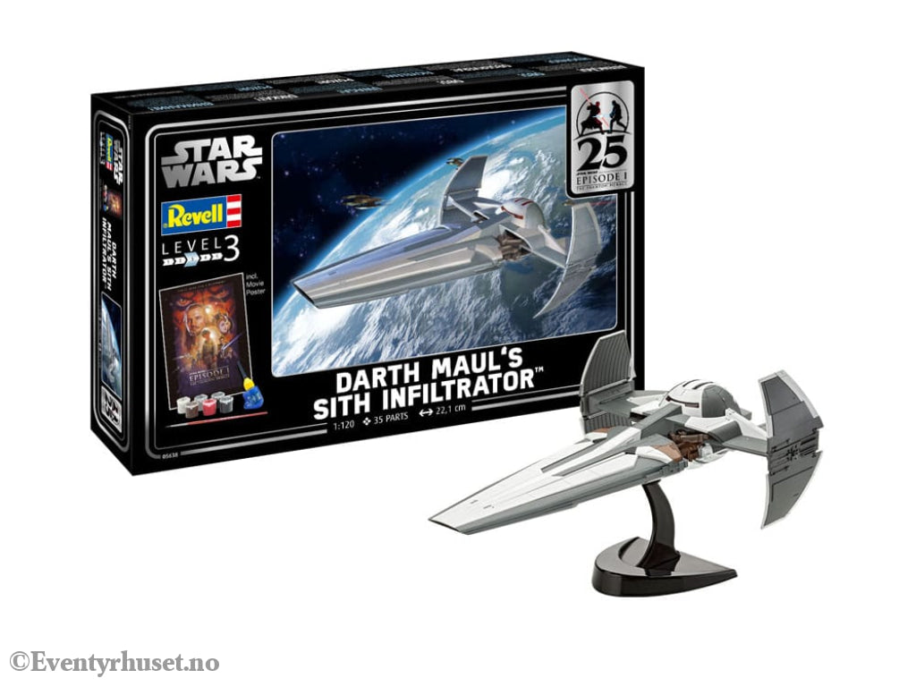 Star Wars Episode I Model Kit Gift Set 1/120 Darth Maul’s Sith Infiltrator 22 cm Toys