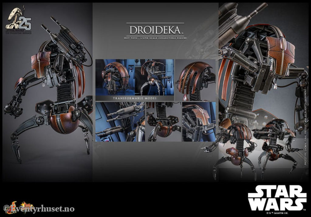 Star Wars Episode I Movie Masterpiece Action Figure 1/6 Droideka 27 cm Toys