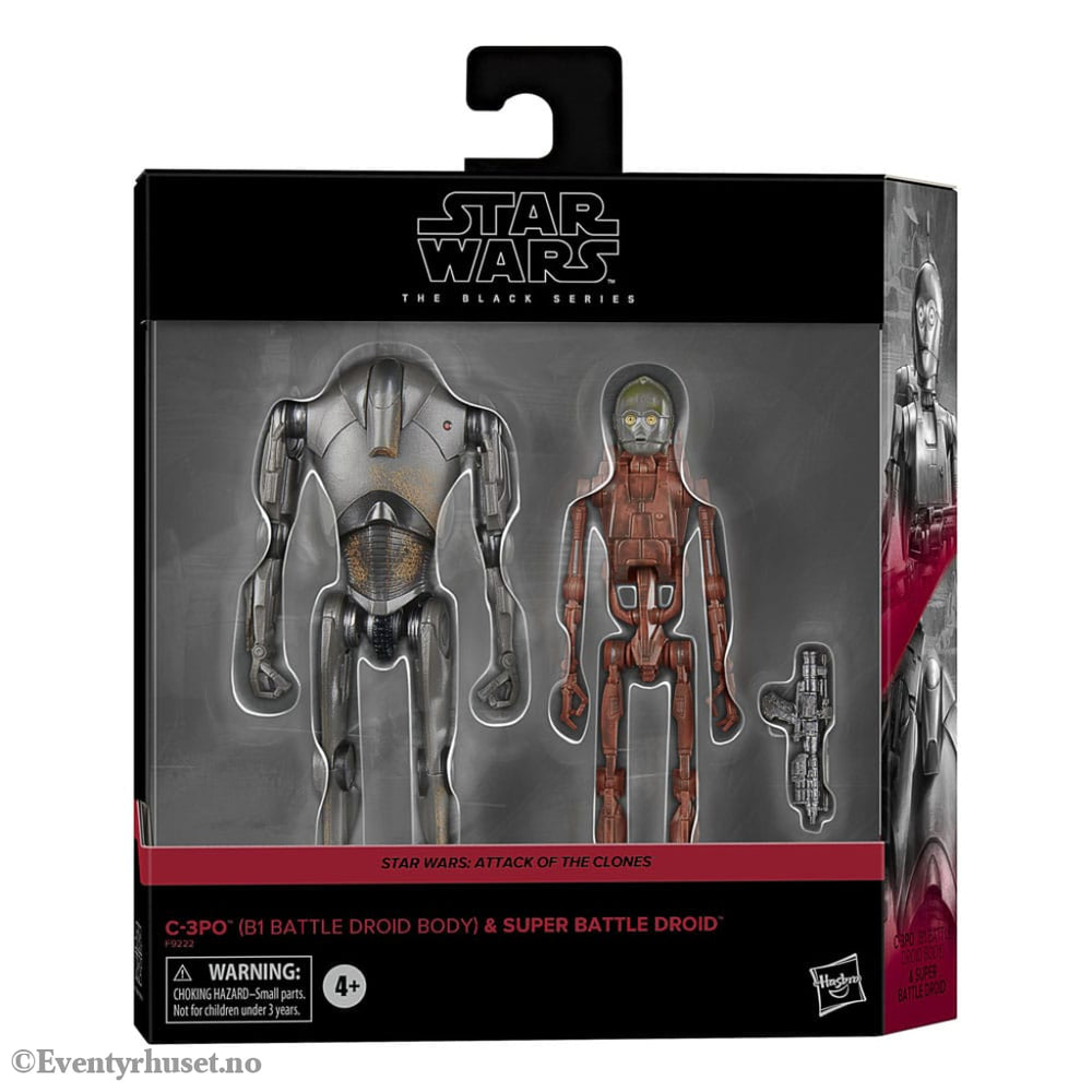 Star Wars Episode II Black Series Action Figure 2-Pack C-3PO (B1 Battle Droid Body) & Super Battle Droid 15 cm Toys
