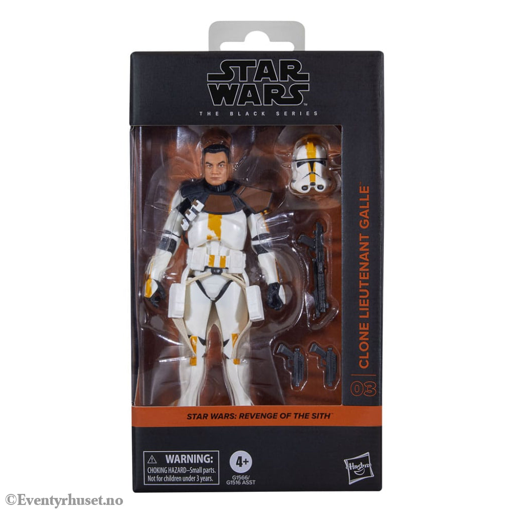 Star Wars Episode III Black Series Action Figure Clone Lieutenant Galle 15 cm Toys
