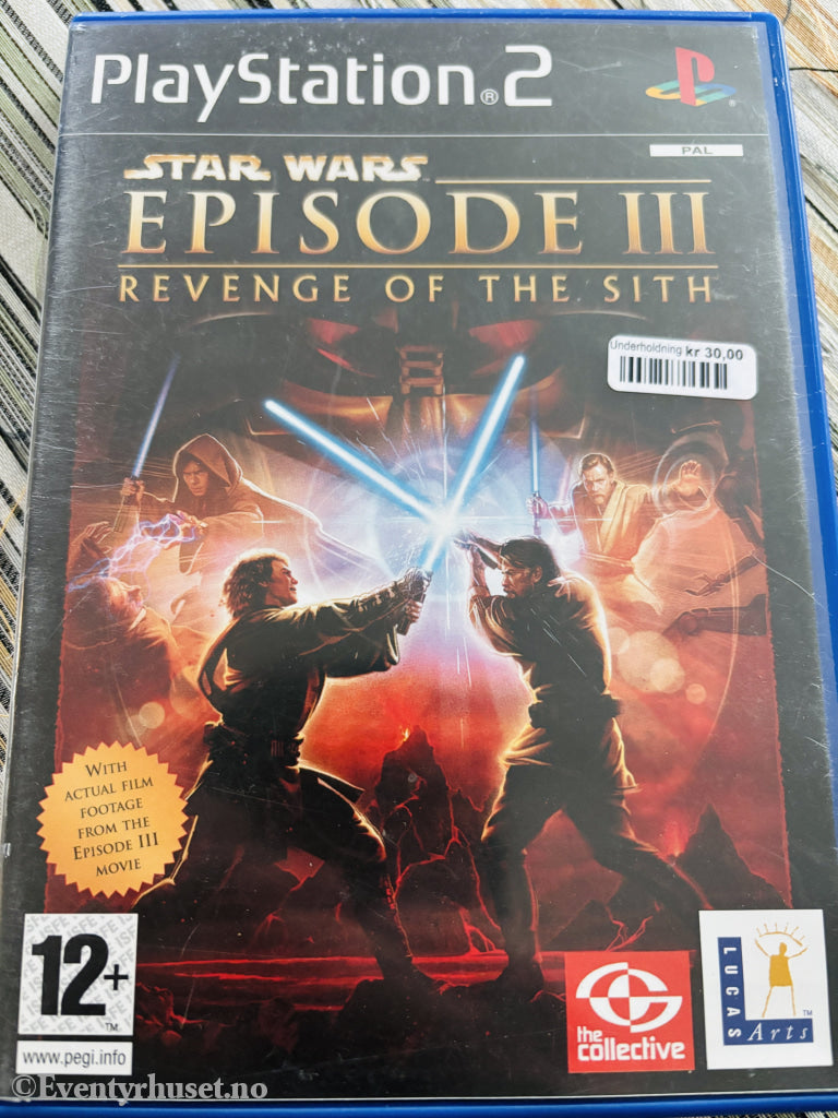 Star Wars Episode III: Revenge of the Sith. PS2-spill