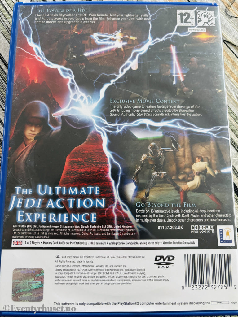 Star Wars Episode III: Revenge of the Sith. PS2-spill