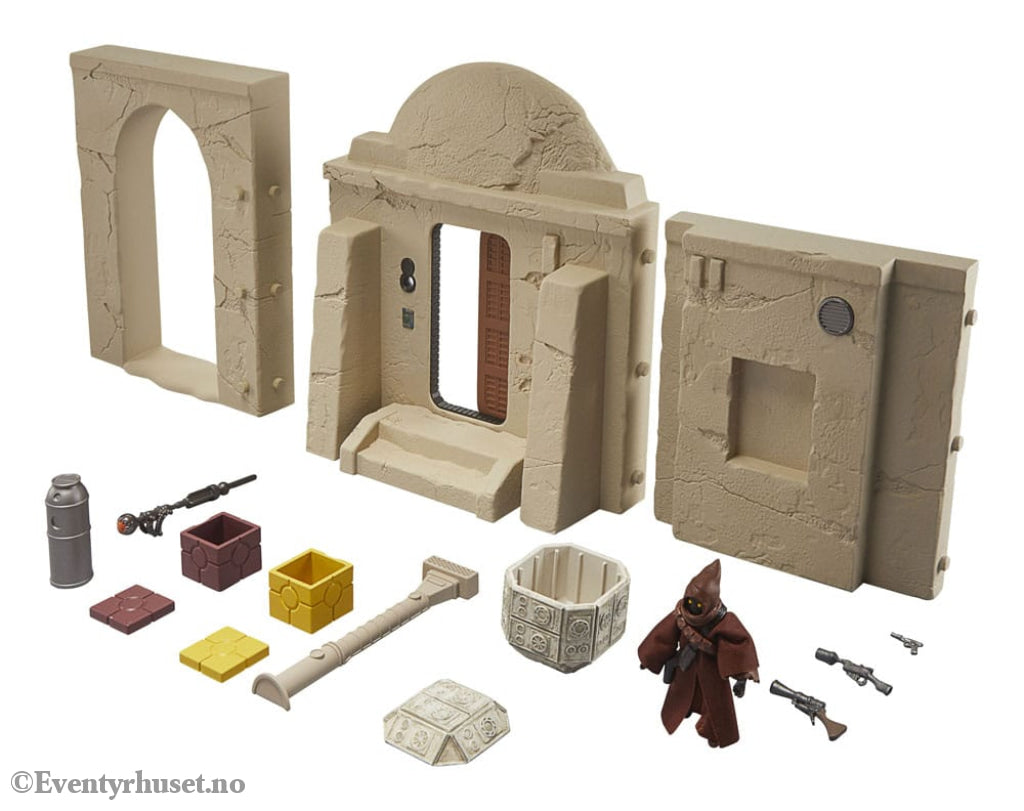 Star Wars Episode IV Vintage Collection Playset Streets of Mos Eisley with Jawa Action Figure Toys