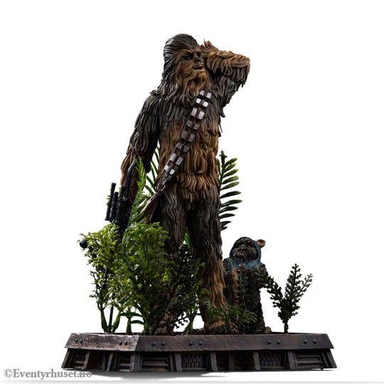 Star Wars Episode VI Art Scale Statue 1/10 Chewbacca and Tokkat 22 cm Collectibles