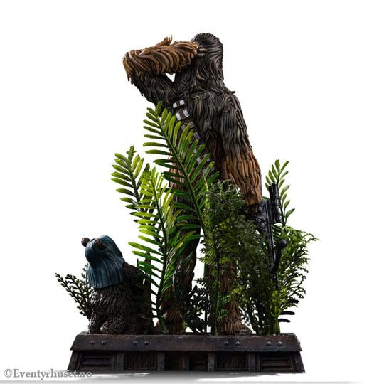 Star Wars Episode VI Art Scale Statue 1/10 Chewbacca and Tokkat 22 cm Collectibles