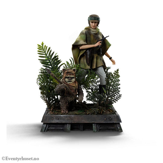 Star Wars Episode VI Art Scale Statue 1/10 Leia and Wicket 21 cm Collectibles