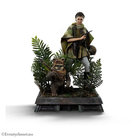 Star Wars Episode VI Art Scale Statue 1/10 Leia and Wicket 21 cm Collectibles