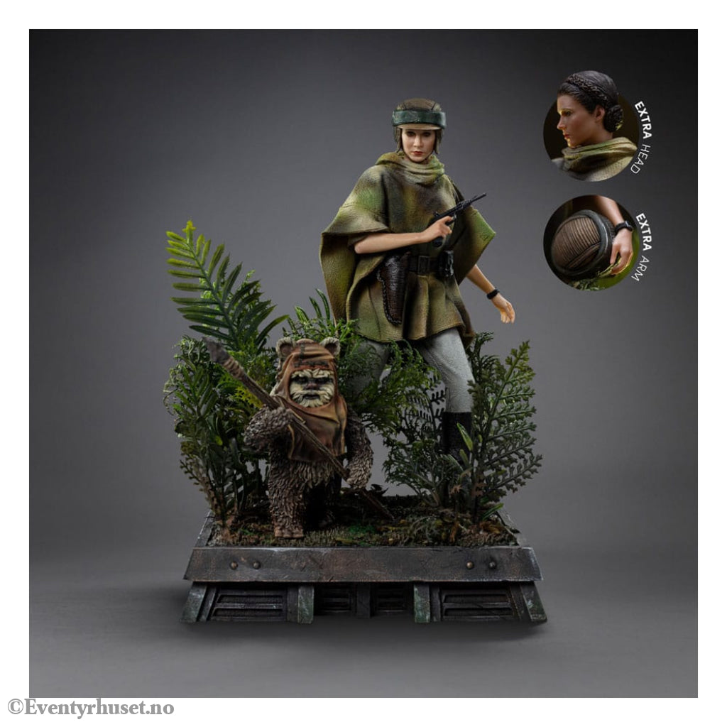 Star Wars Episode VI Art Scale Statue 1/10 Leia and Wicket 21 cm Collectibles