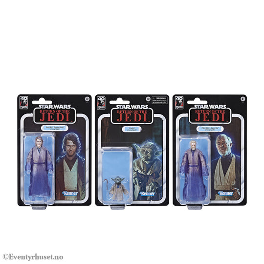 Star Wars Episode VI Black Series Action Figure 3-Pack Force Spirits 15 cm. Mint In Sealed Box (MISB)! Actionfigur