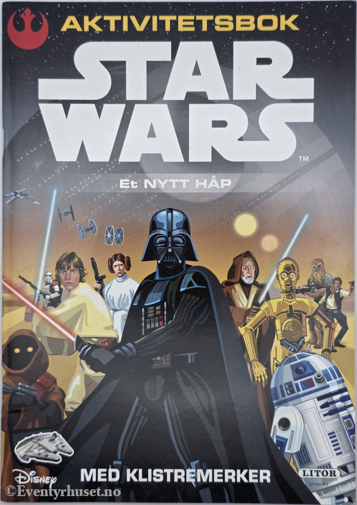Star Wars Et Nytt Håp Aktivitetsbok med klistremerker. Aktivitetshefte.