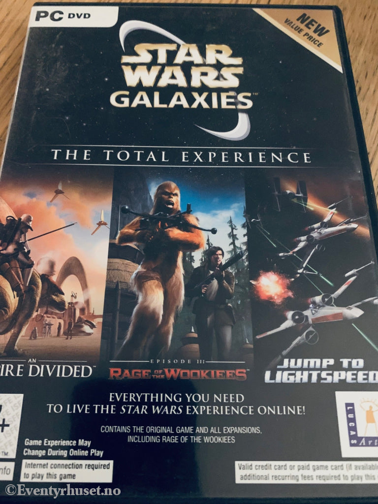 Star Wars Galaxies - The Total Experience. Pc Spill. Spill