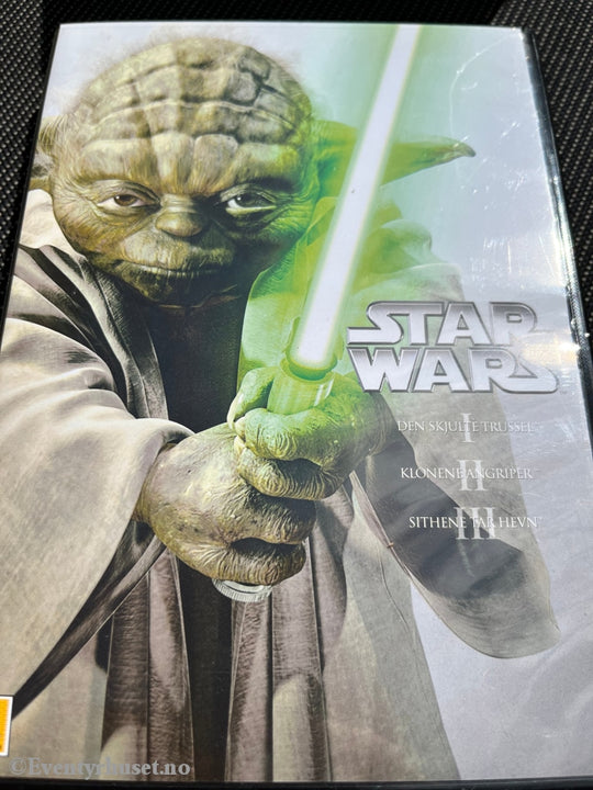 Star Wars I-Ii-Iii. Dvd Samleboks.