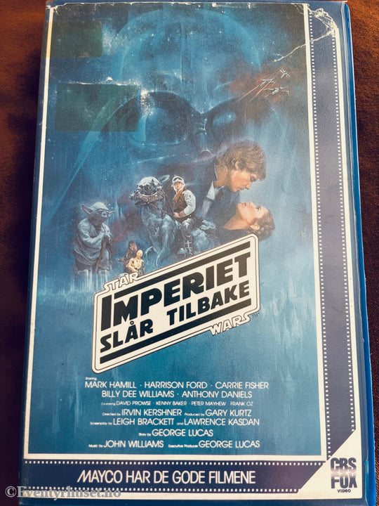 Star Wars - Imperiet Slår Tilbake. 1983/86. Vhs Big Box.